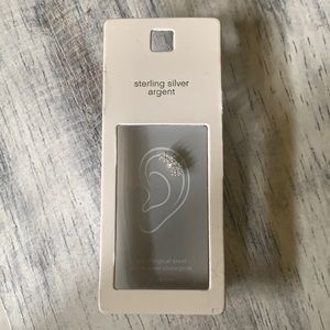 Sterling Silver Argent Earring